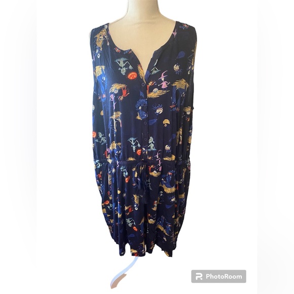 Torrid NWT  Disney nightmare before Christmas romper size 4x multi color - Picture 2 of 14